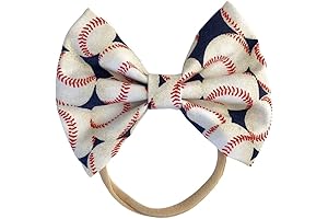 Baseball Bow Baby Hair Bows for Girls