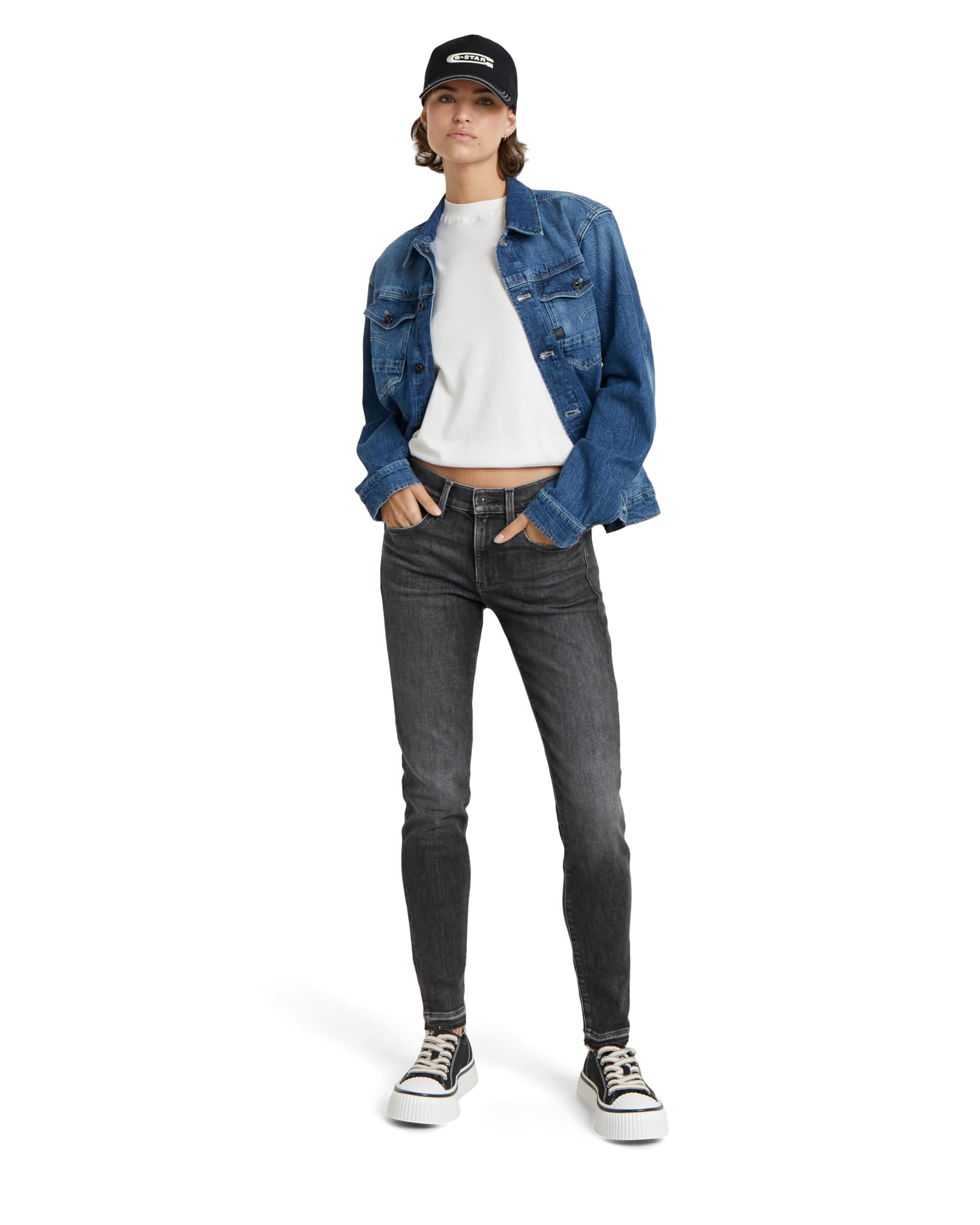 G-Star Damen Lhana Skinny Jeans Jeans – Bild 4