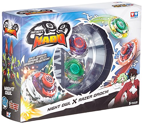 Auldeytoys YW624604 Infinity Nado Night owl Razer orochi spel, uniseks, verschillende