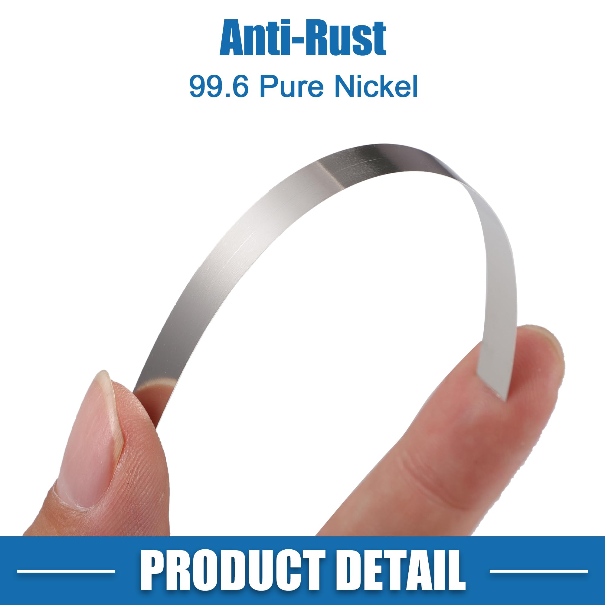 Ruban De Nickel Pur 0,2x20mm - 10m - Pour Soudure De Batteries 18650 Et Lithium