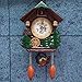 HUDEMR Reloj de Pared Alarma del Reloj de Pared del Reloj de Cuco de Estar Sala de Aves Juguetes Modernos Breve niños Decoración Local Tiempo Día de Alarma Brown Reloj de Pared de Cuarzo