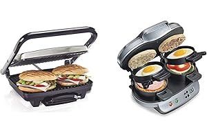 Hamilton Beach Dual Breakfast Sandwich Maker with Timer (25490A)