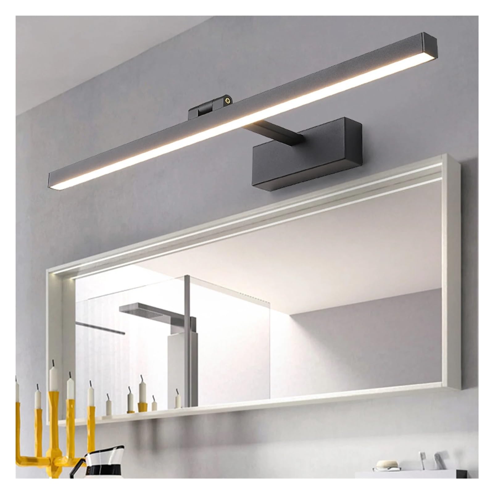 12W 50cm/19,7 cala nowoczesne diody LED kinkiet, AC100-240V łazienka lustro oprawa oświetleniowa kryty zimny biały/ciepły/3 kolory,Długotrwałe użytkowanie