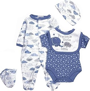 Reborn Dolls Baby Boy Clothes 5 Pcs Set Elephant Clothing 20-22 Inch Reborn Babies Doll Clothes Accessories