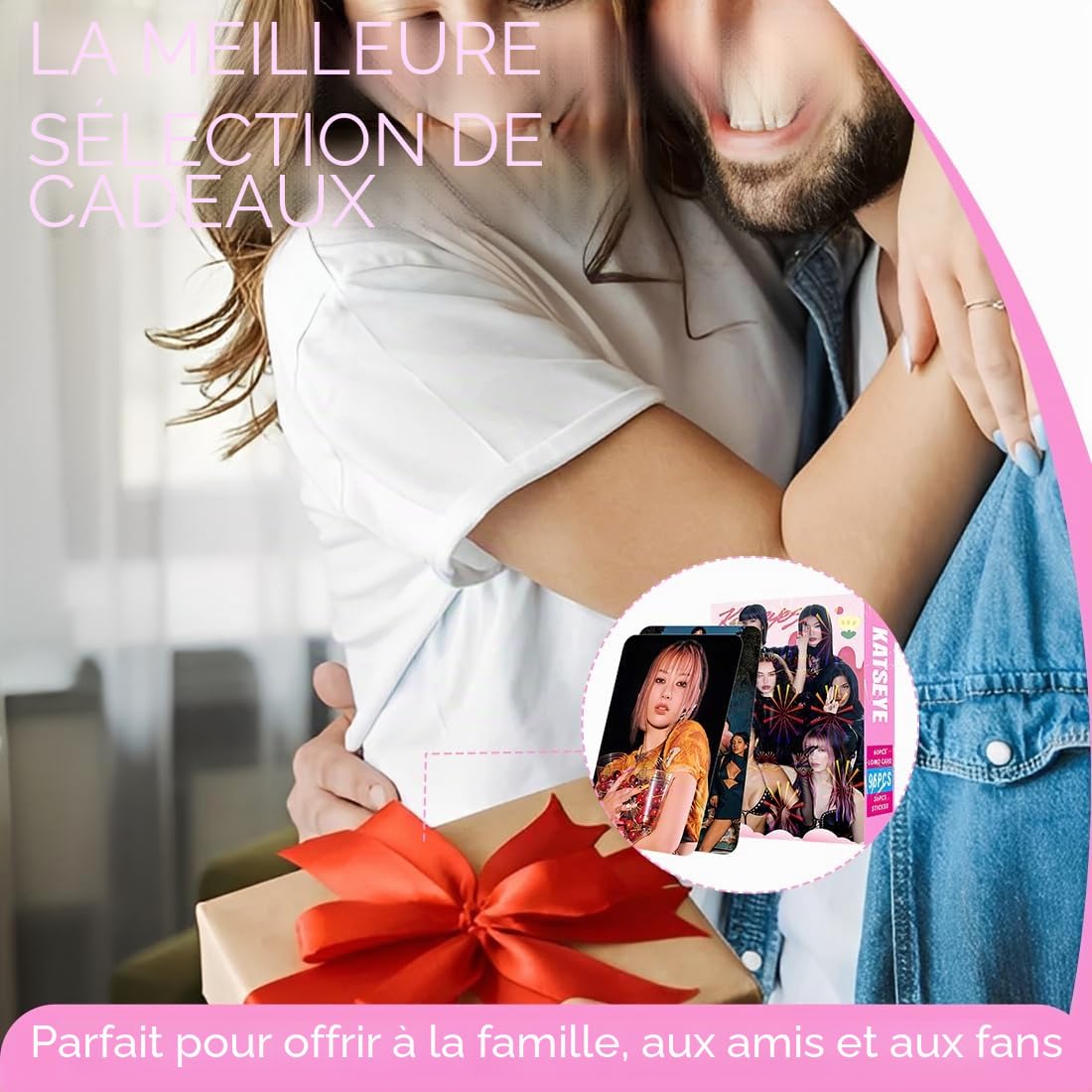 96 Pièces Cartes Photos KATSEYE Variées, KATSEYE Collection de Photocards pour Fans, Idées Cadeaux pour Ados, Collection Complète de Membres de Groupe, pour Déco et Échange