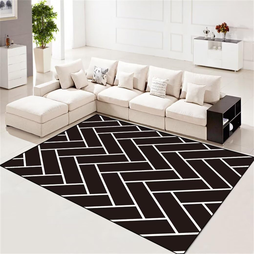 Tapis bébé noir facile d'entretien et confortable pour chambre enfant