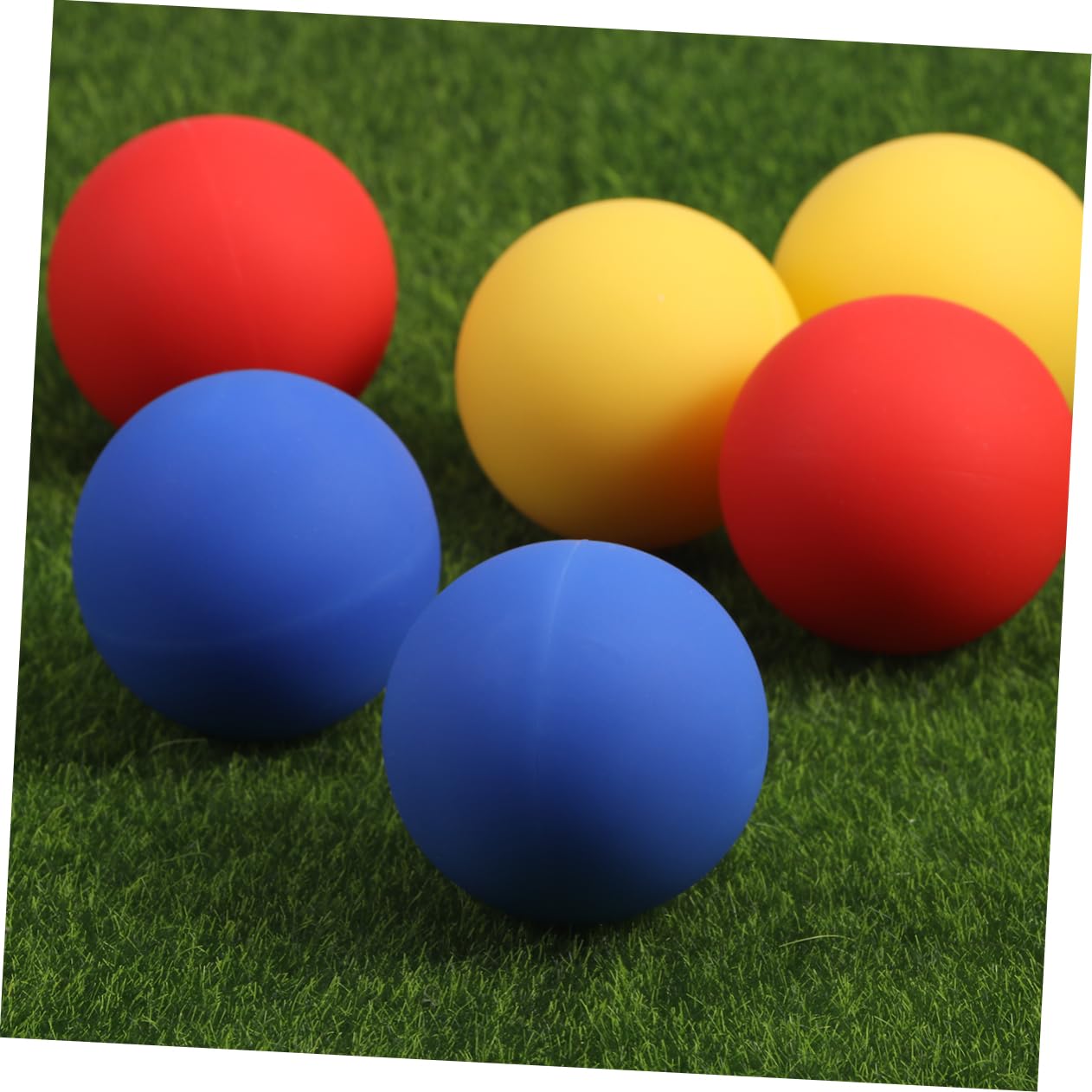 Healeved Balles de Massage pour Relâchement et Points de Déclenchement en Silicone Lot de 10 Portable Couleur Aléatoire pour Détente Musculaire