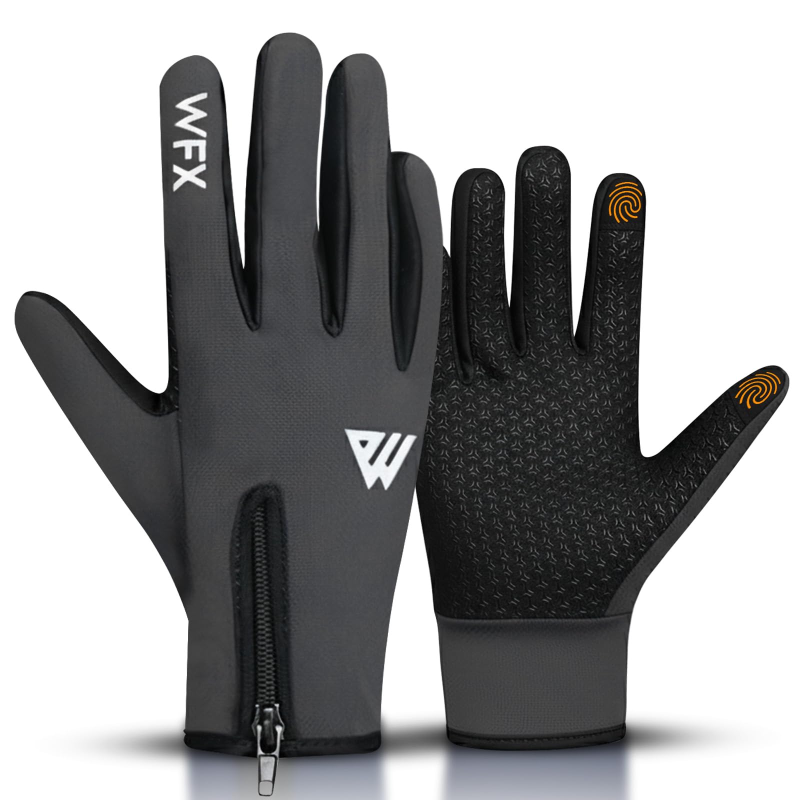WFX Winter Gloves Touch Screen Gloves Anti Slip Warm Windproof Thermal Sports Cycling Gloves for Men Women