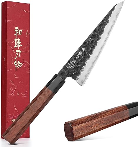 Miniatura 18 de HEZHEN Bloques de Cuchillos Juego de Cuchillos de Cocina, Juego de Cuchillos de Chef Couteaux, Cuchillo Santoku Estilo Japonés, Juego de Cuchillos