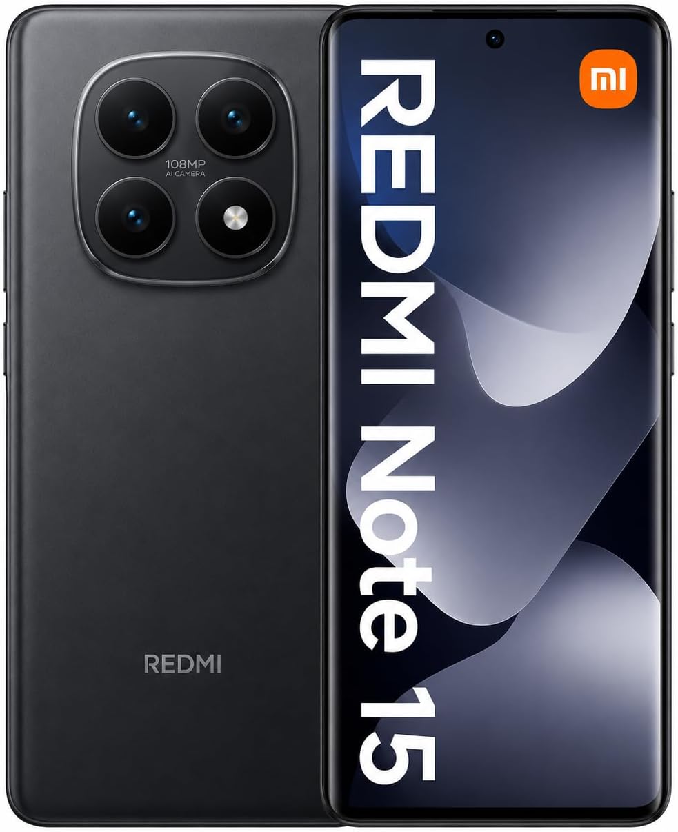 Smartphone Xiaomi Redmi Note 15 Preto 8GB RAM 256GB ROM (2510DRA23L) | 2510DRA23L