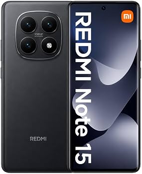 Smartphone Xiaomi Redmi Note 15 Preto 8GB RAM 256GB ROM