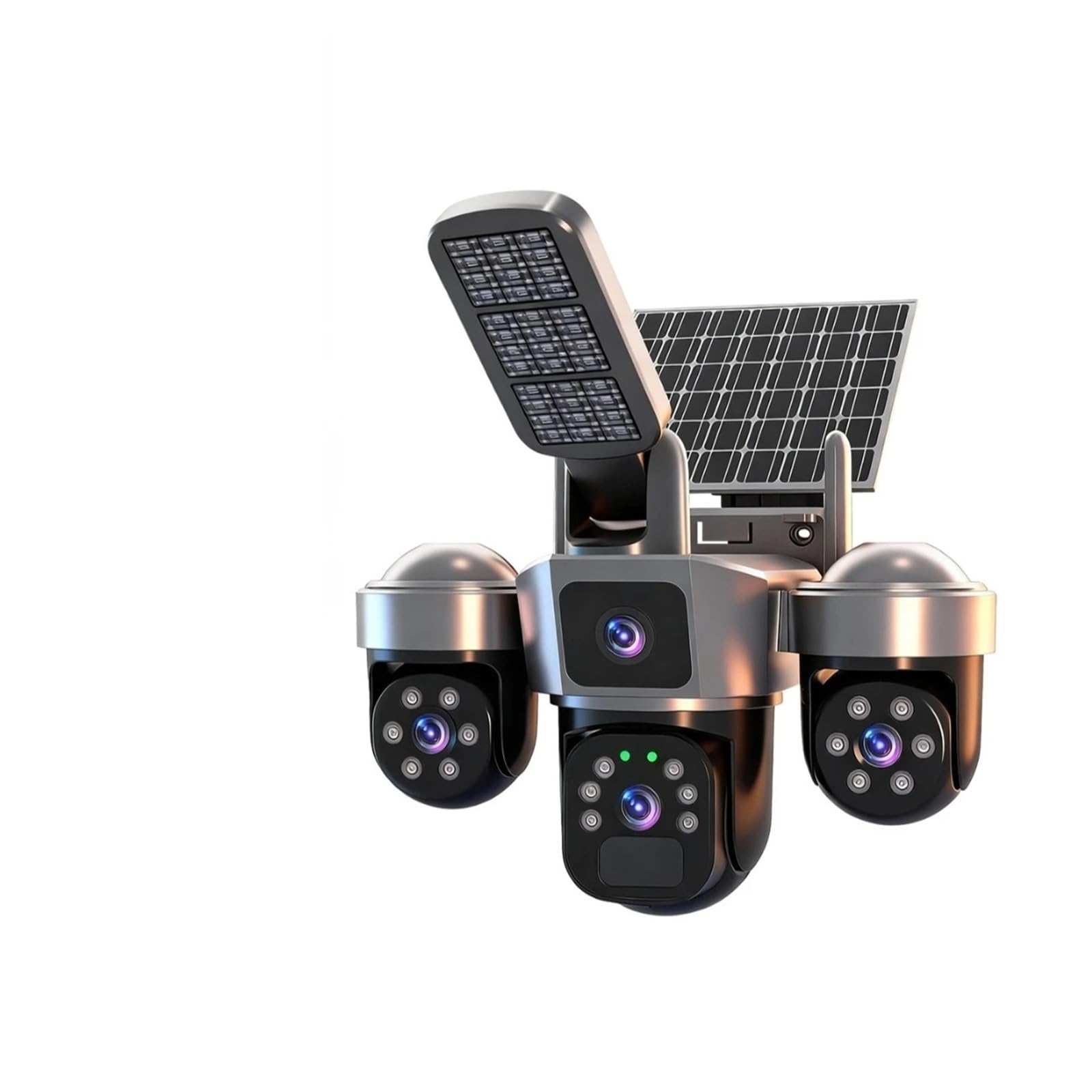 Oshpmbdlyfj 6Mp Wifi No Card 6Mp Auto Tracking Ptz Solar Camera Outdoor Wireless, Human Detection Pir Wifi Ip Camera With Siren, 2K Solar Powered Cctv(6Mp Wifi No Card)
