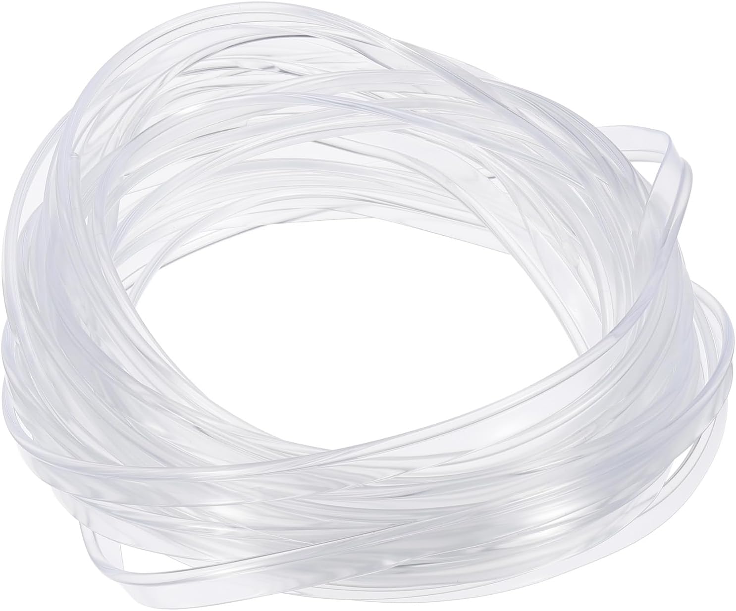 sourcing map PMMA Fiber Optic Light Skirt Split Side Glow Cable, 3mmx10m LED Transparent for Car Decoration, DIY Art