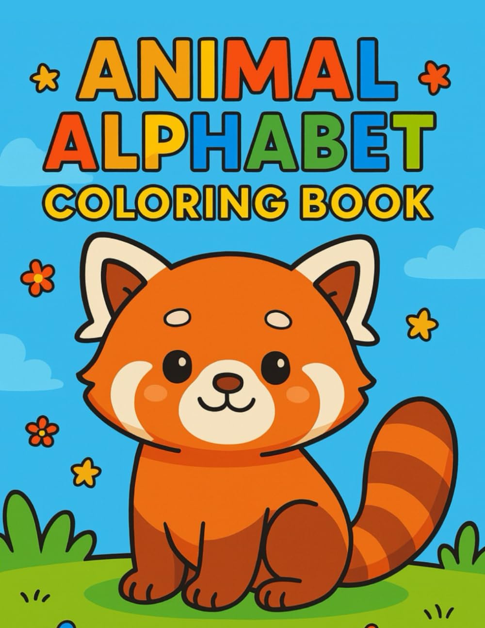 Animal Alphabet Tracing Coloring Book: A Fun A–Z Animal Coloring & Letter Tracing Book for Kids Ages 2–6