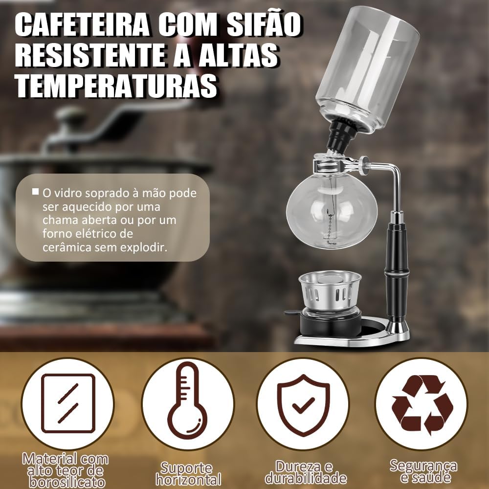 Cafeteira Sifão Testada por 7 dias: Experiência Barista em Casa