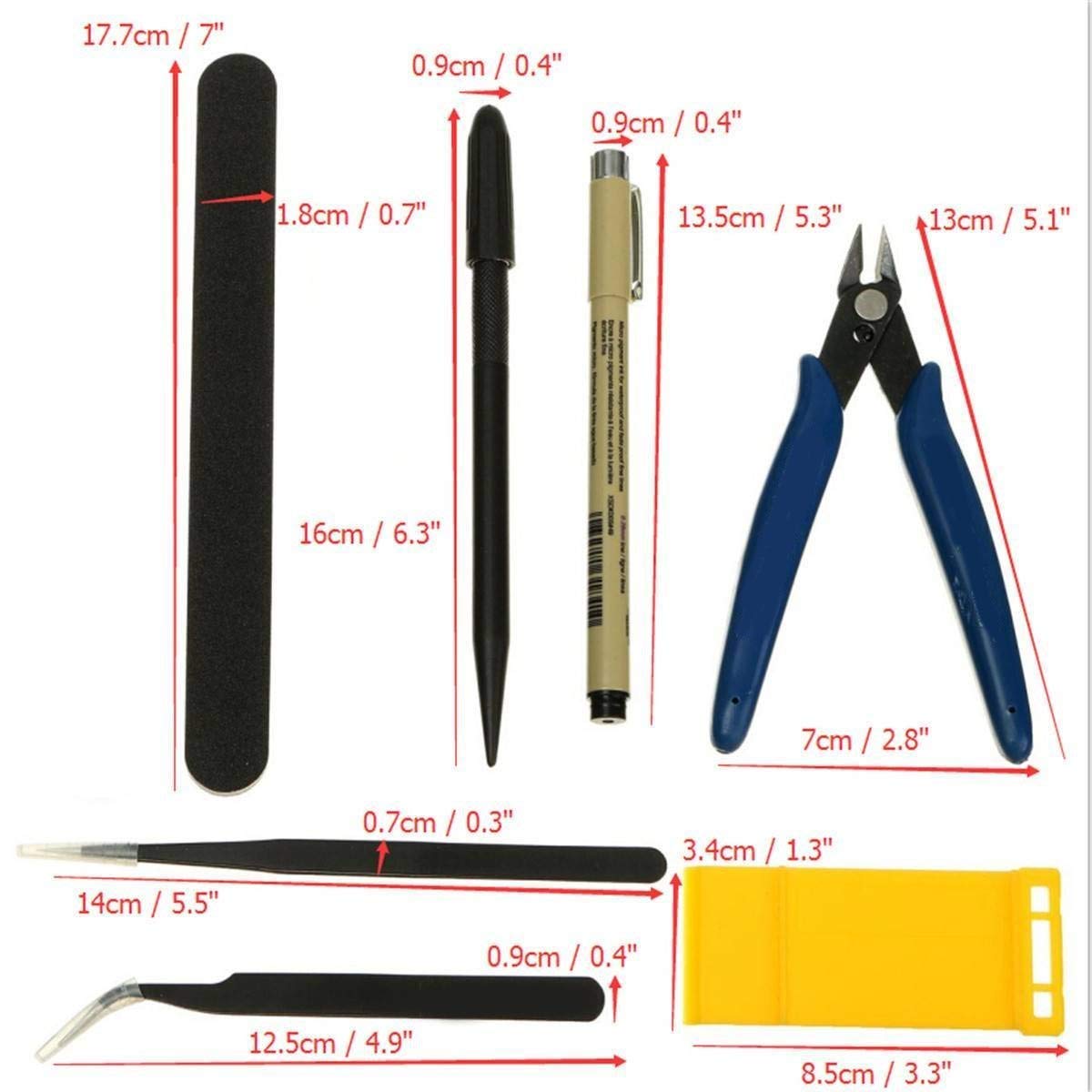 Modeler Professional Tools Craft Set per auto Gundam Model Assemble Building Kit