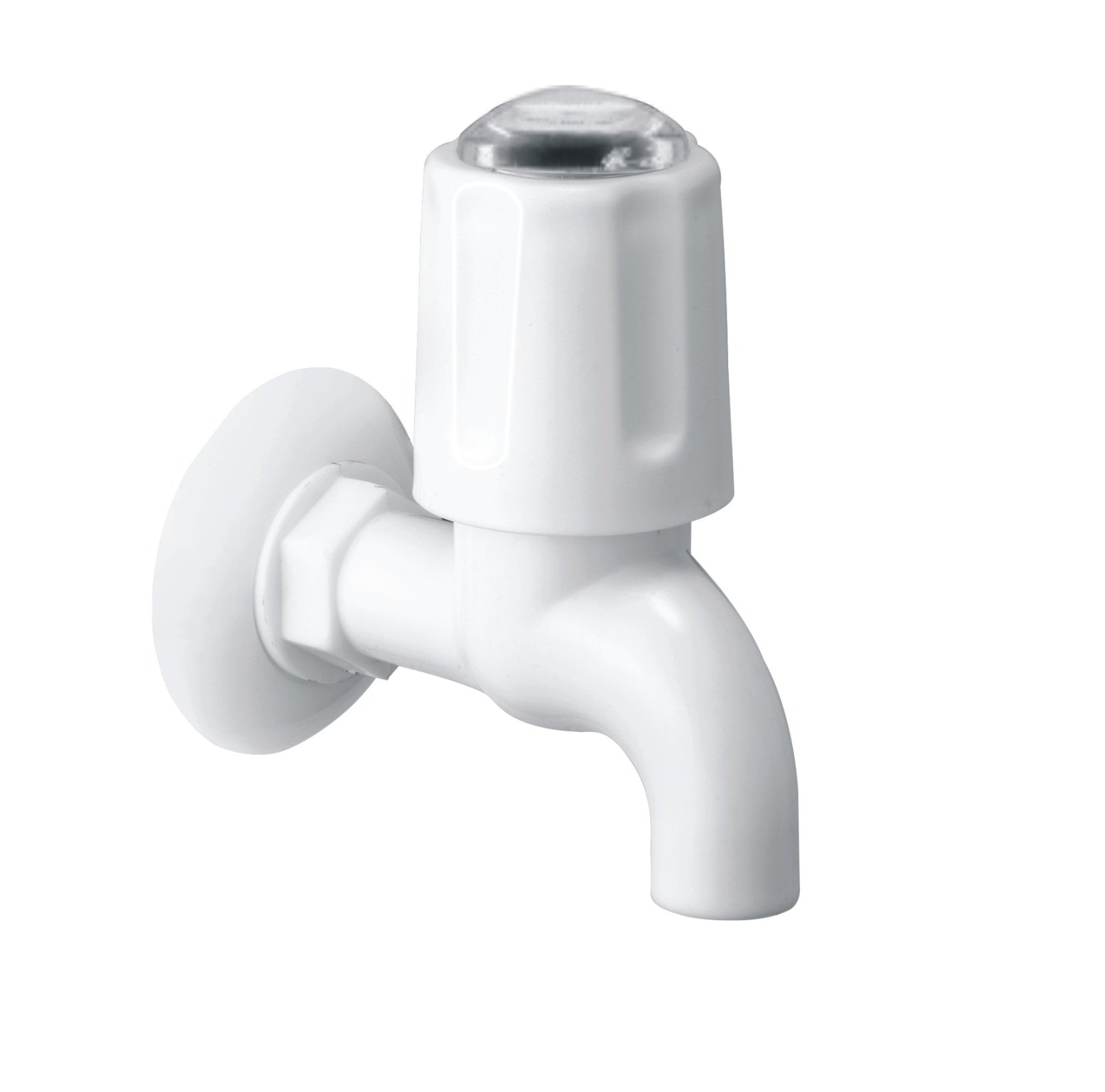ESTYLO BRAND PVC Bib Cock Tap with PVC Flange (Flora Series) (Pack of 2) CAT NO: 4850 (B074J1C5LT) Amazon Price History, Amazon Price Tracker
