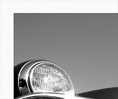 Vista 661 de Americanflat - Marco para póster de 71 x 74 cm con plexiglás pulido, portarretratos negro de madera industrializada, Epic Collection, marco ancho