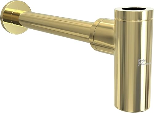 Swiss Madison Well Made Forever SM-BT01G, drenaje de trampa para botellas, color dorado Oro