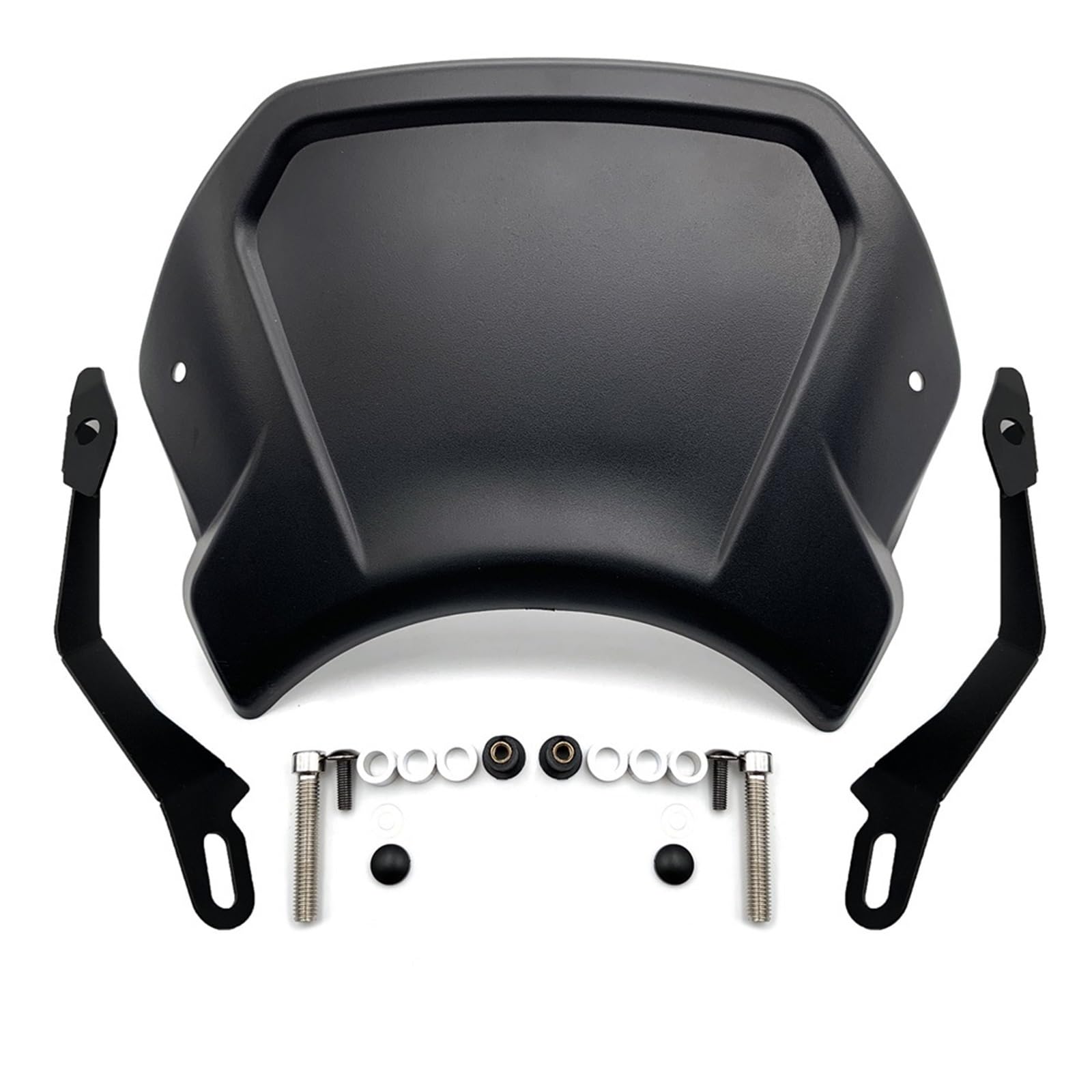 Spoiler szyby przedniej motocykla regulowany Przednia płyta motocyklowa Vintage deflektor szyby przedniej do YAMAHA XSR700 2016-2022 XSR 700 XTRIBUTE 19-21 XSR900 16-21(Black XSR700)