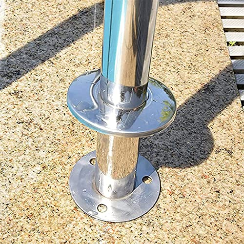 Barandal para piscina de acero inoxidable con escalón miniatura 6