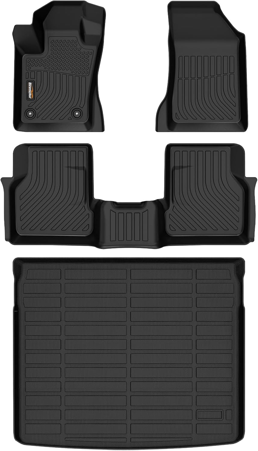 Binmotor-Floor Mats & Cargo Liner for Dodge Hornet 2023 2024 2025, GT GT Plus & R/T Plug-in Hybrid, All Weather Mats for Hornet Cargo Trunk Mat, Floor Liners Car Mats Accessories for Hornet 4) Car Mats for Dodge Hornet (2023-2025)