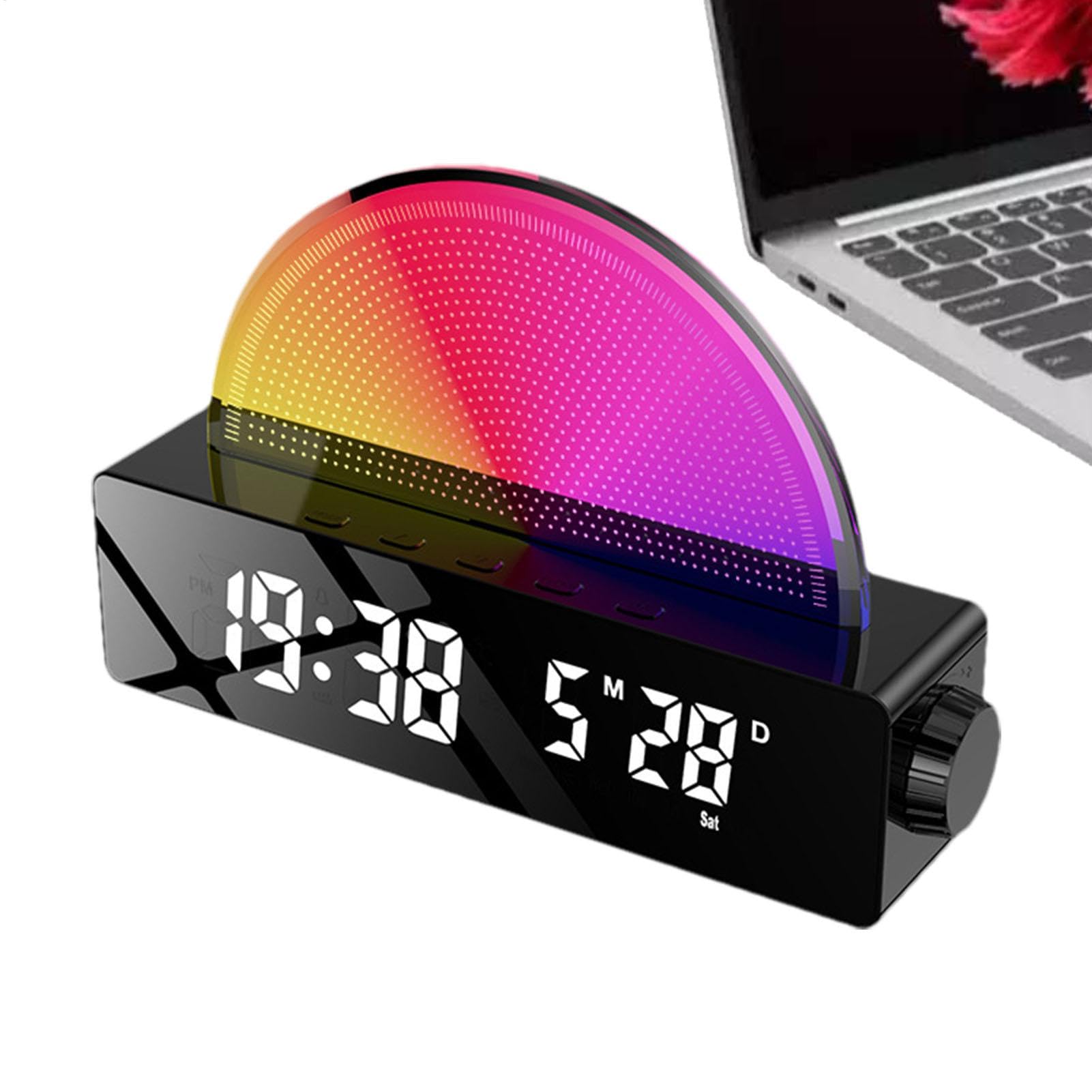 Réveil avec lumière simulée du lever du , multicolore