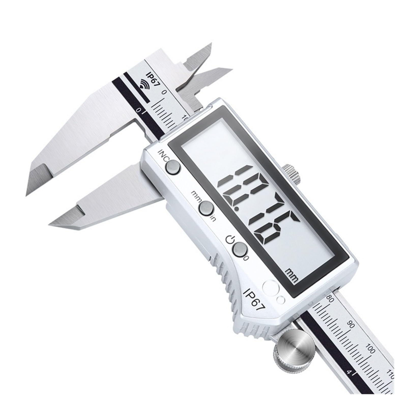 Micrómetro, Calibrador Vernier Digital electrónico, calibrador resistente al agua de 0-150/200/300mm, acero inoxidable con/sin Bluetooth(Bluetooth 0-300mm)
