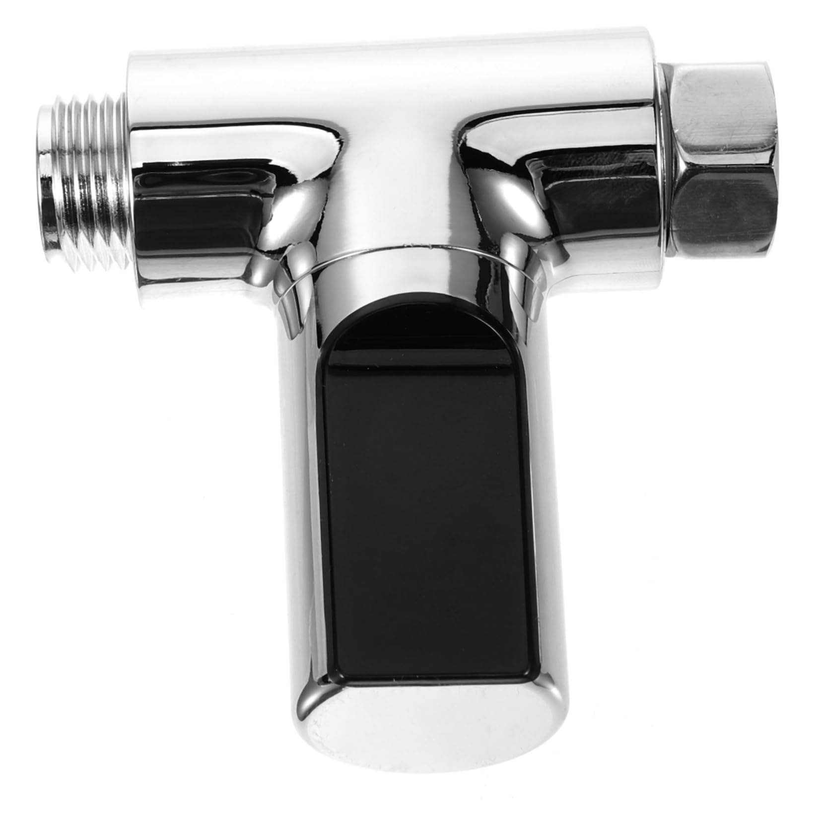 GRIRIW Water Thermometer for Shower Digital Temperature Gauge Auto-powered Rotating Led Display Tool-free Install