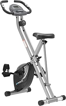 Exerpeutic Foldable Exercise Bike with Regular Seat