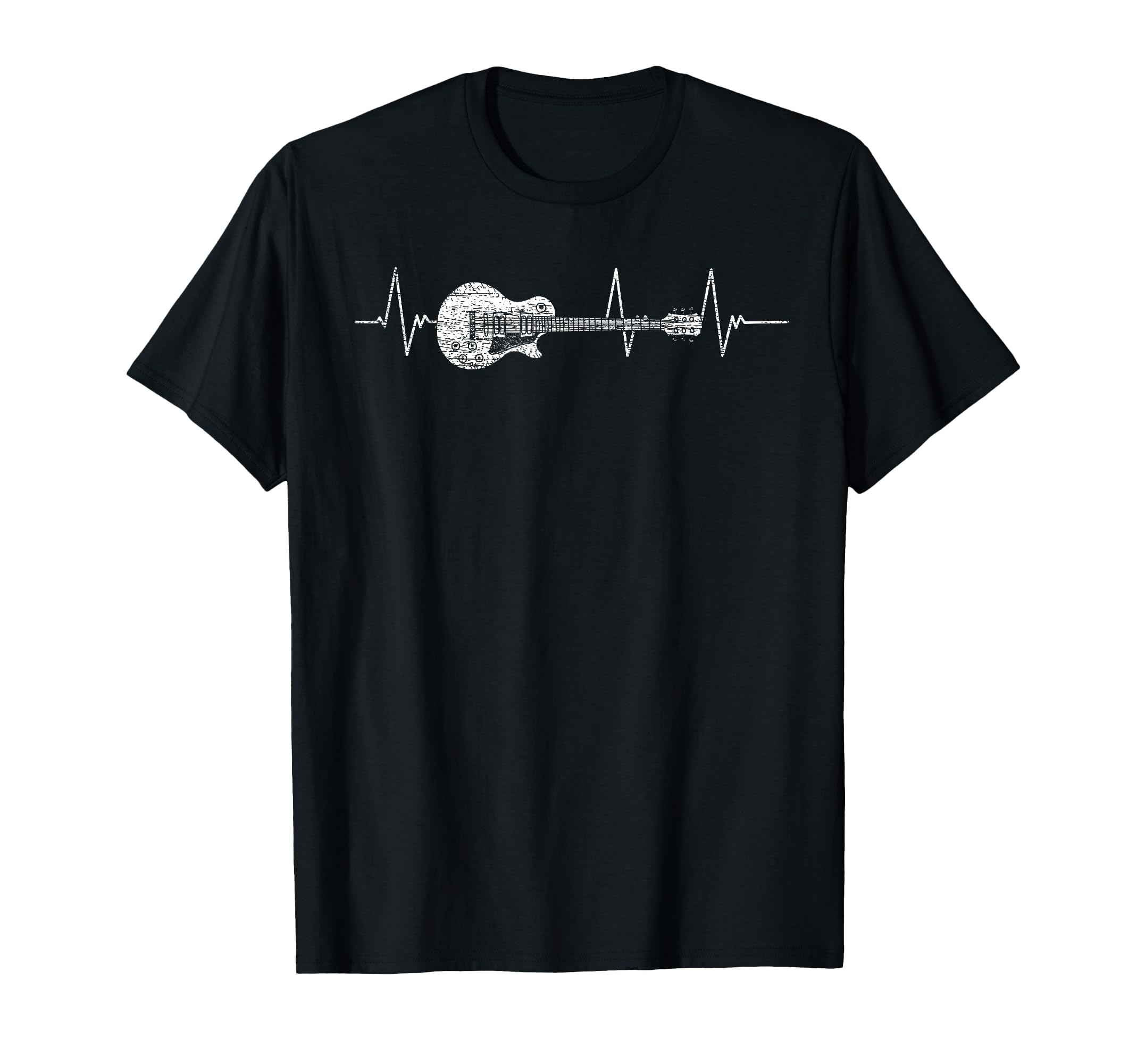Music & Guitar Shirts Guitarist Heartbeat Guitar T-Shirt