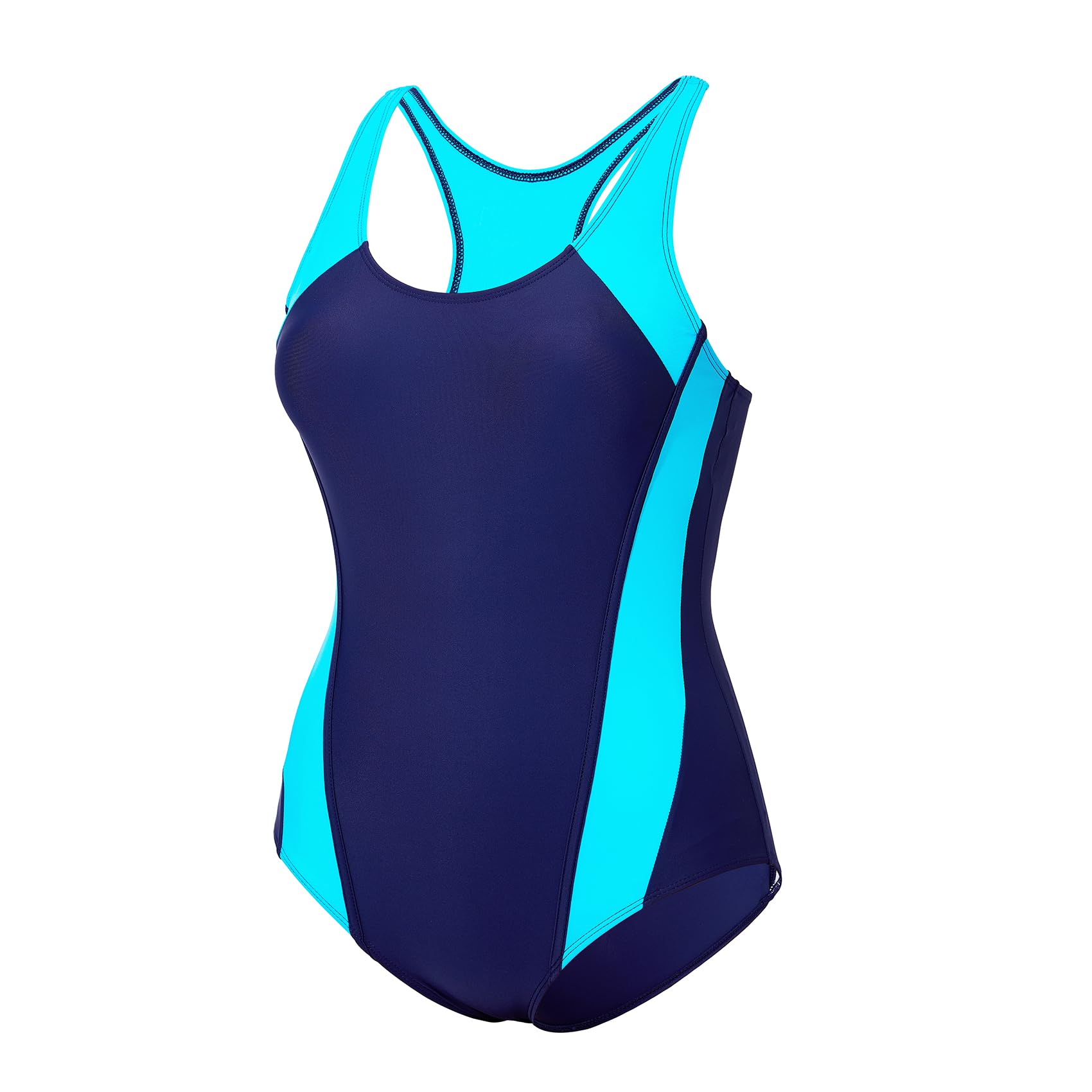 Durio Maillot de bain femme ventre plat sport maillot de bain femme grande taille maillot de bain sport une pièce dos nu maillot de bain femme push up