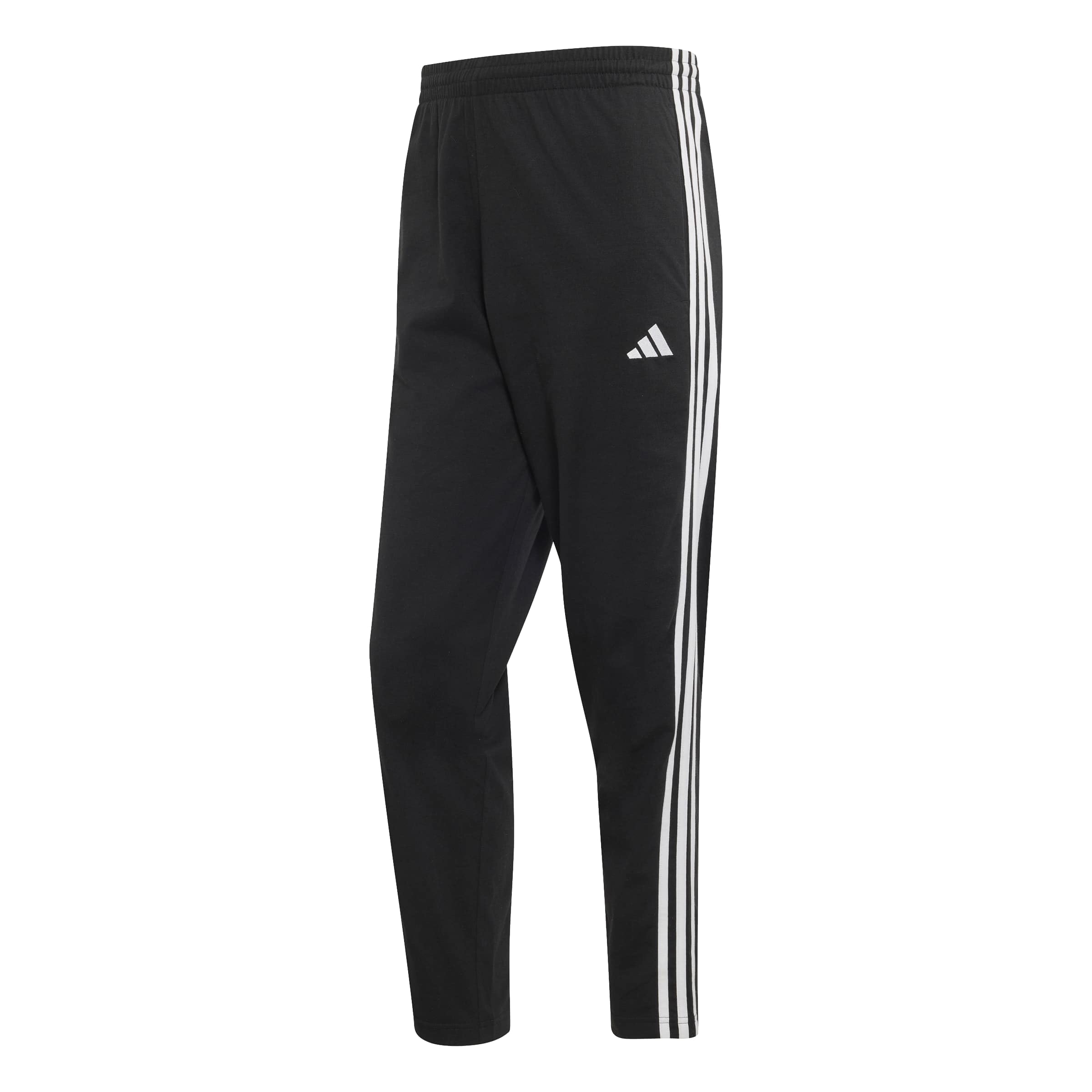 adidas Herren Golfhose Essentials 3-Stripes Single Jersey Tapered Open Hem