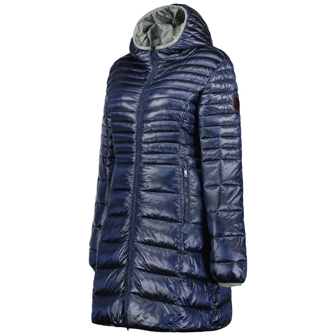 Canadian Peak Bodeak Lady - Chaqueta Mujer Cálida Esqui - Abrigo Para Mujeres Con Capucha Sintética - Parka Elegante A Prueba De Viento - Otono Invierno Primavera (Negro