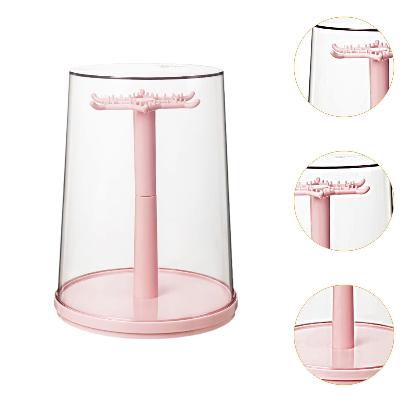Espositore girevole a 360° per bambole, in polipropilene di alta qualità, per mini giocattoli, statuette e organizer per gioielli (22 x 29 cm)