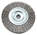 Forney 72744 Wire Wheel Brush, Fine Crimped with 1/2-Inch Arbor, 4-Inch-by-.008-Inch