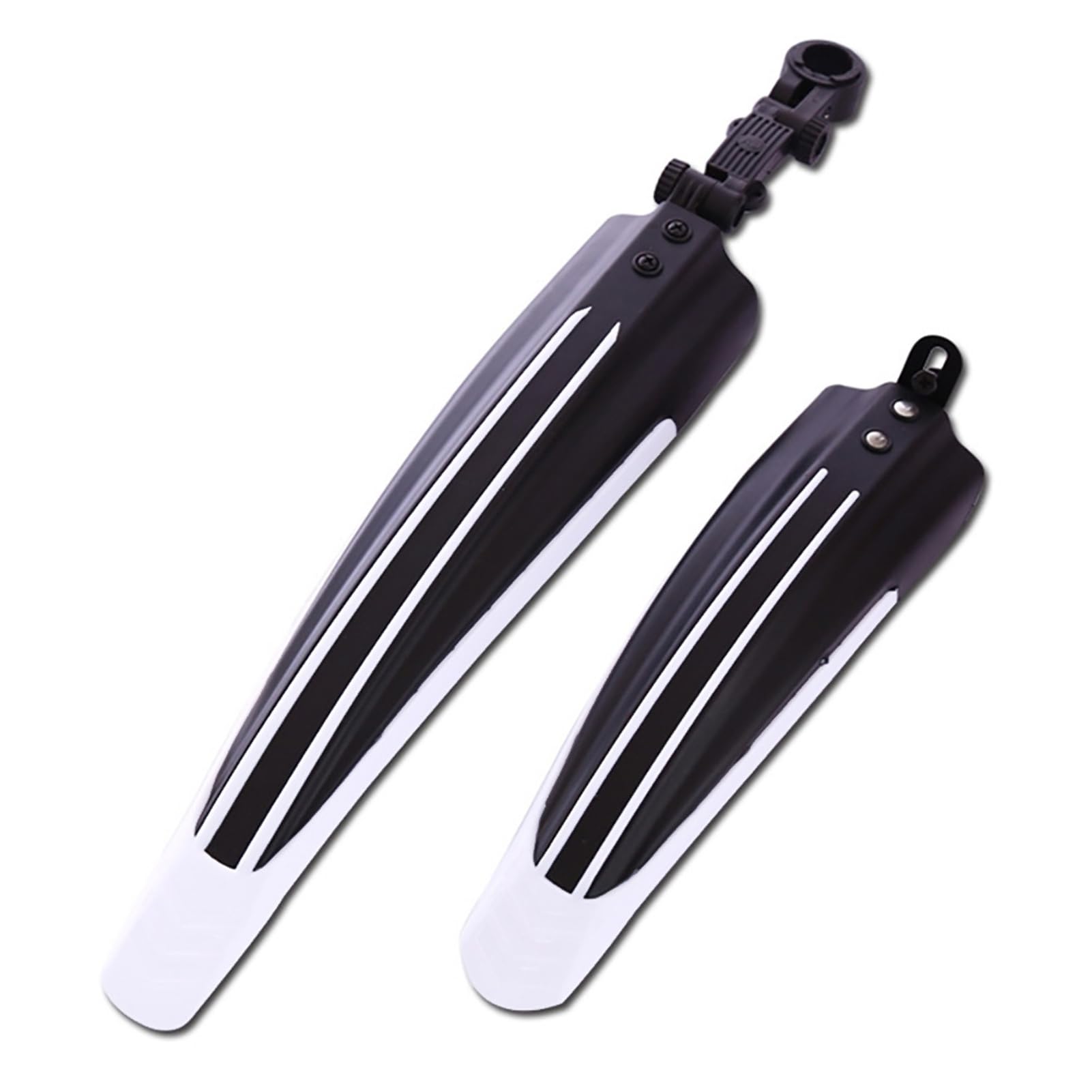 matumou 1 Pair Stylish MTB Bicycle Front Rear Mudguard Mountain Bike Plastic Fenders Set