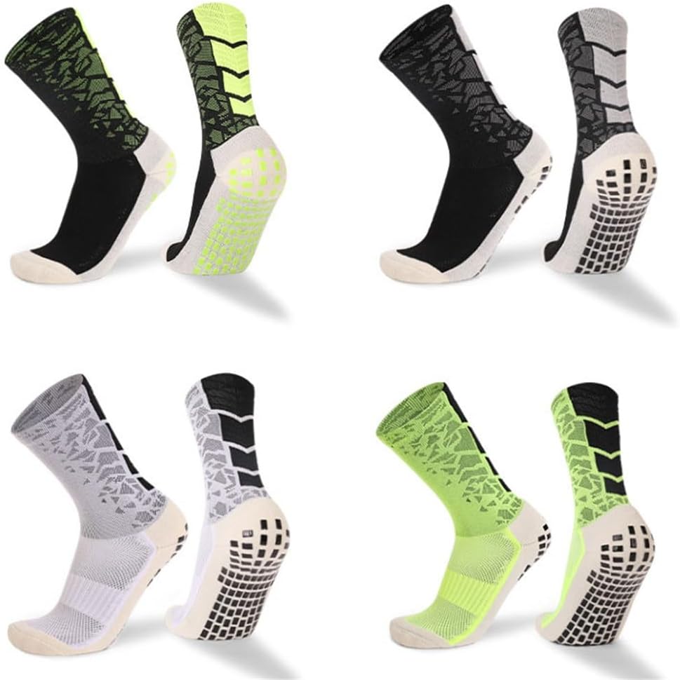 Mid Length Adult Football Socks with Sweat Wicking and Breathable Towel Bottom
