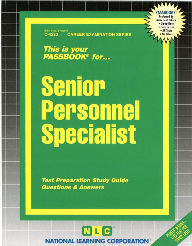 Senior Personnel Specialist: Passbooks Study Guide