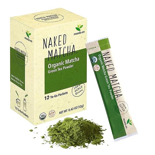 Vista 26 de MAEDA-EN NAKED GREEN Genmai-cha orgánico con matcha, 12 bolsitas de té bebidas calientes o frías, té verde, té verde de origen japonés envueltas