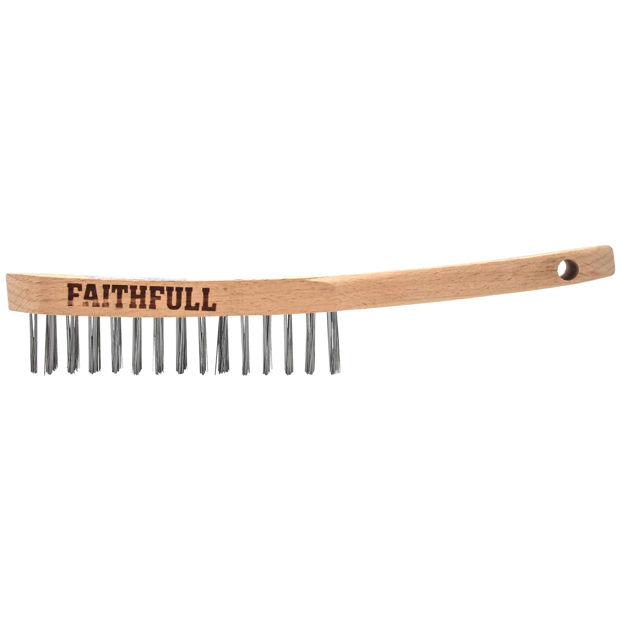 Faithfull Lightweight Scratch Brush Four Row