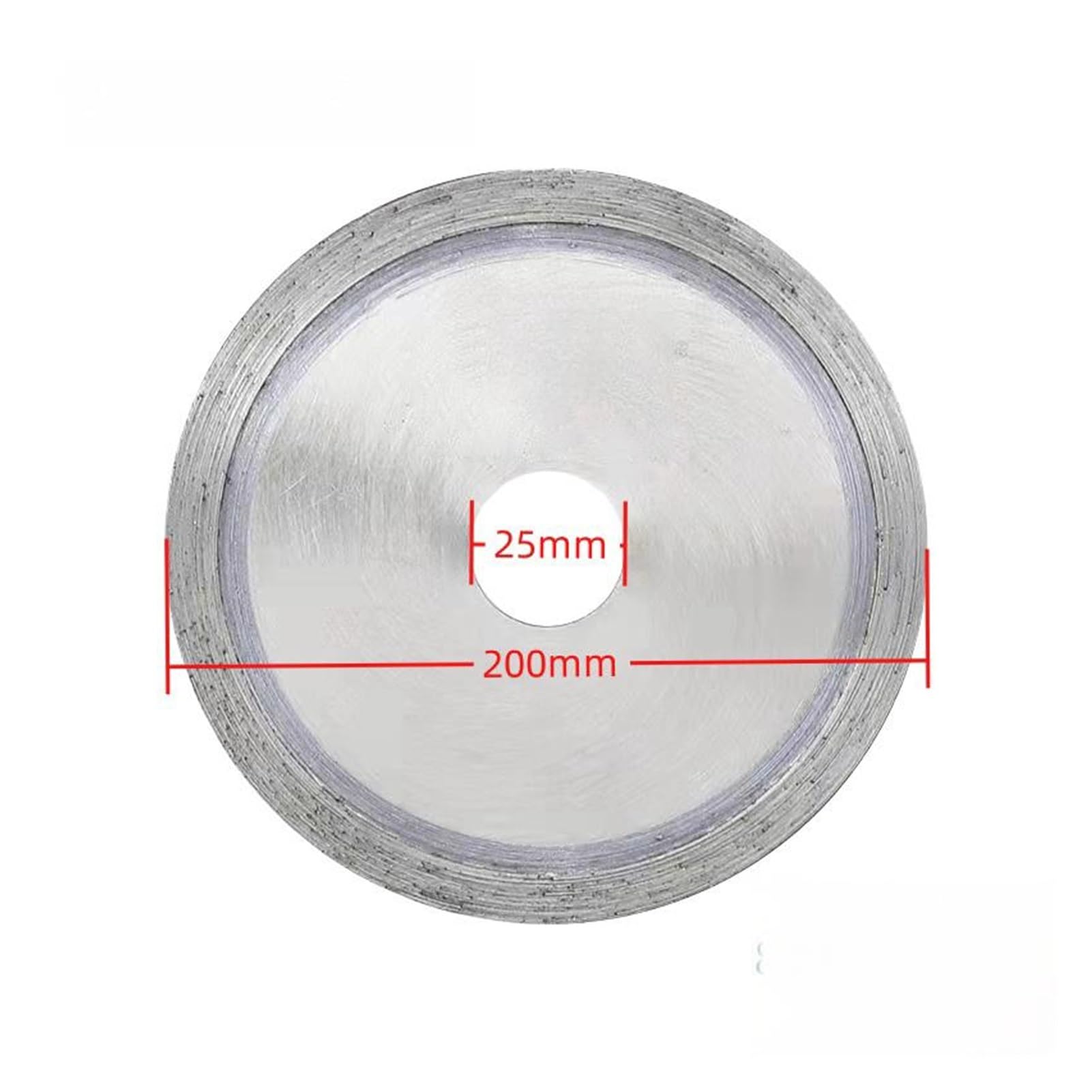 Lama diamantata da 25 mm 6/8/10 pollici Disco diamantato lapidario sinterizzato a freddo for taglio di pietre preziose per smerigliatrice angolare(200 * 25 * 1.0)