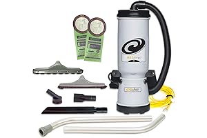 ProTeam MegaVac Backpack Vacuum Cleaner - Power Through Your Cleaning Tasks with Ease