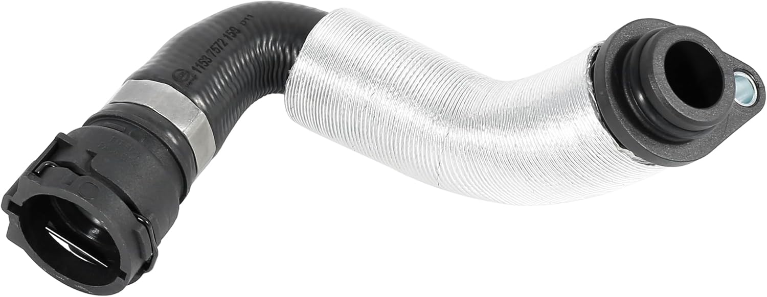 X AUTOHAUX Car Radiator Coolant Water Hose from Expansion Tank 11537572159 11537530647 for BMW 320i 2004-2005