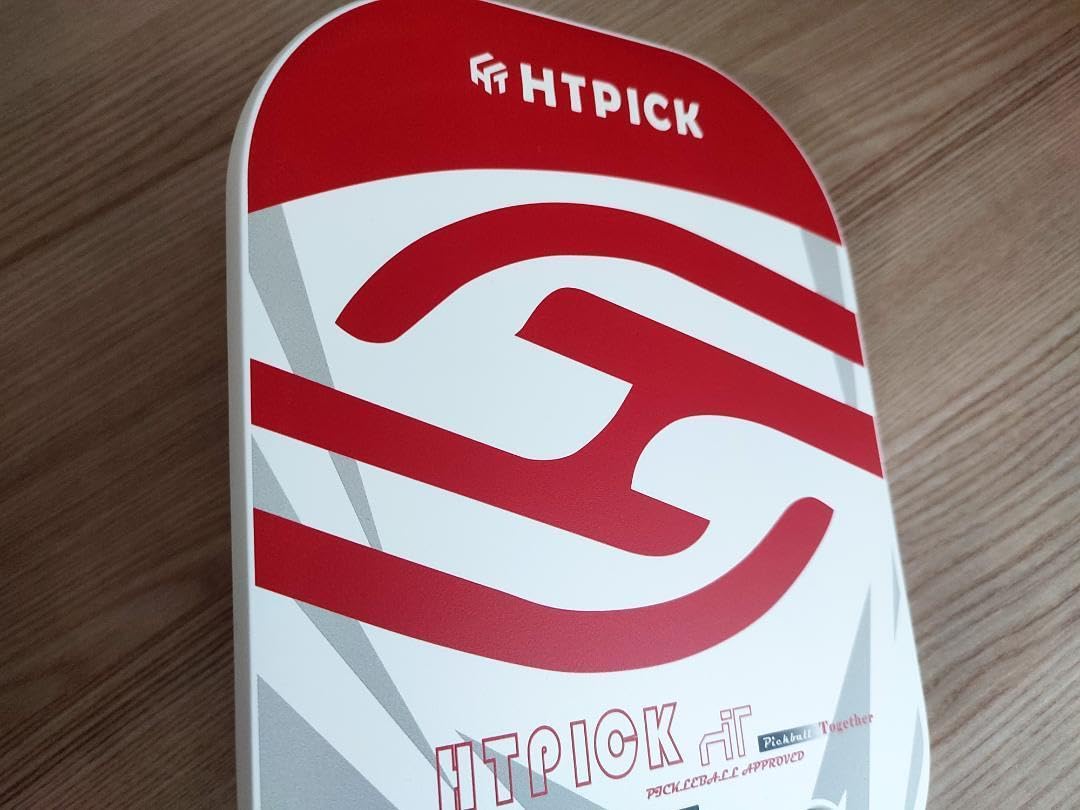 HTPICK ピックルボール パドル カーボンファイバー USAPA承認 赤い Amazon.co.jp: HTPICK ピックルボール パドル カーボン
