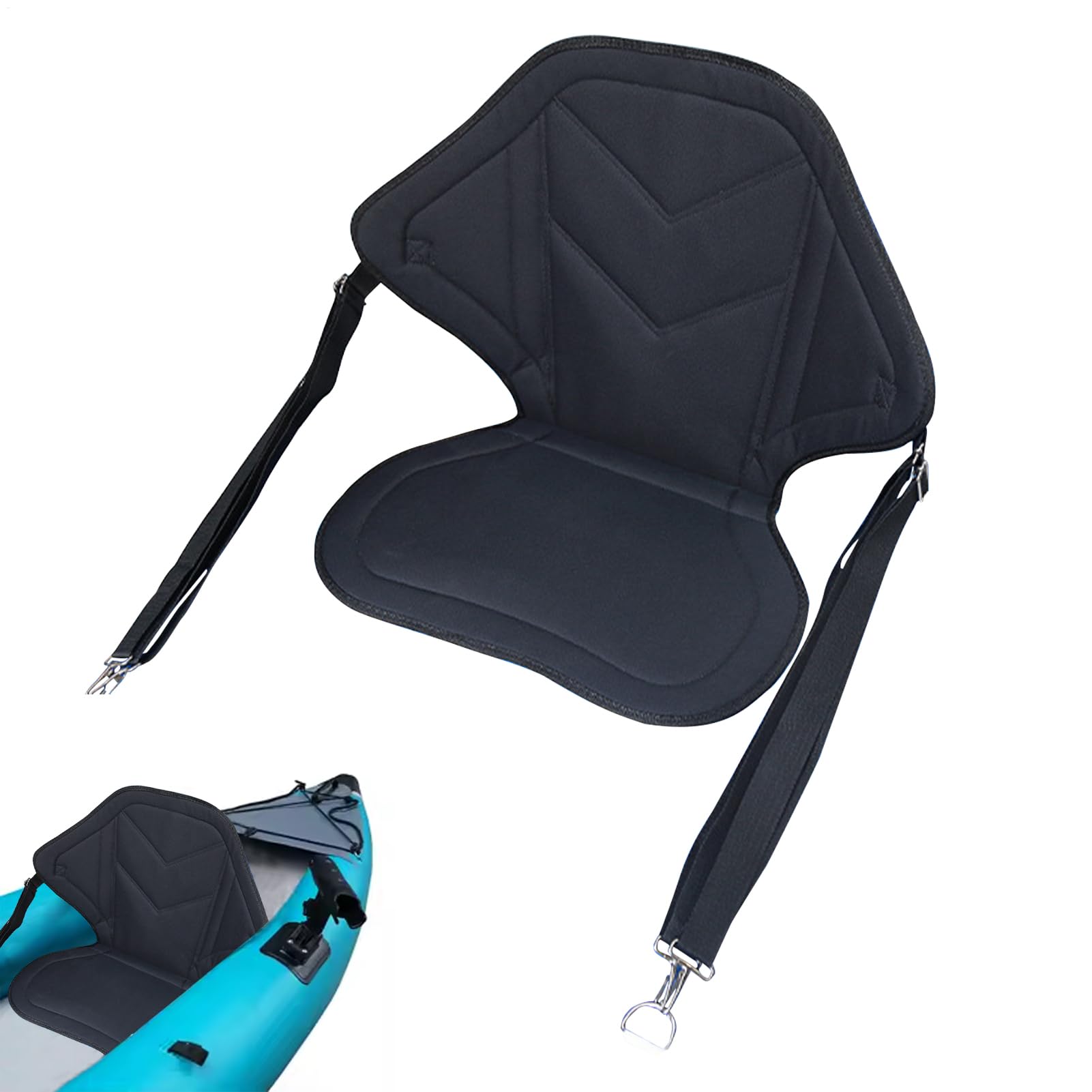 Asiento De Kayak Con Respaldo Alto Equipamiento Náutico Impermeable