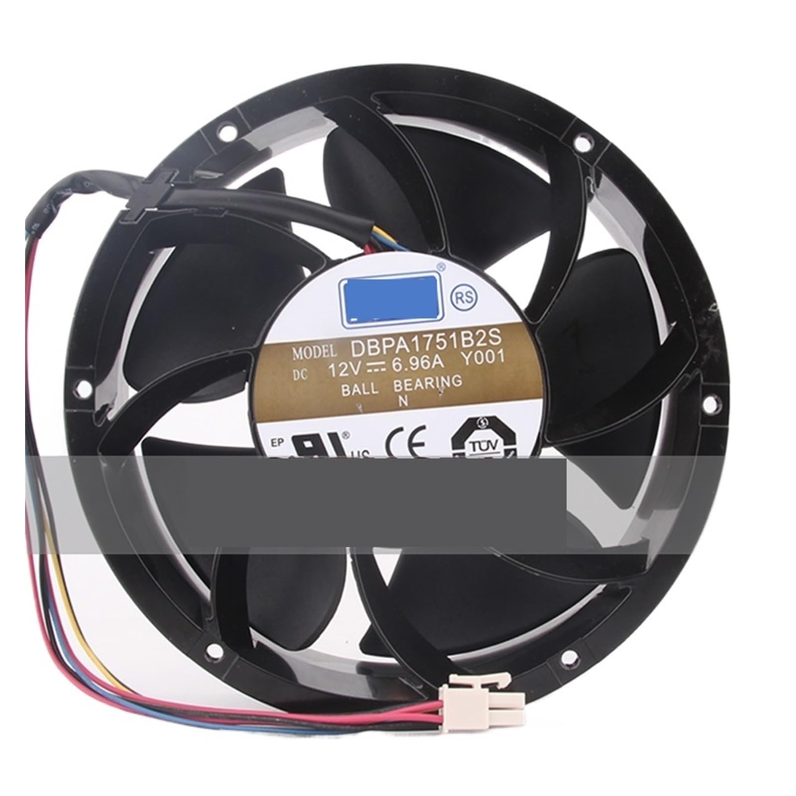 YMUGUEGH Fan 172X51MM DC12V 6.96A DBPA1751B2S 17251 17CM Cooling Fan