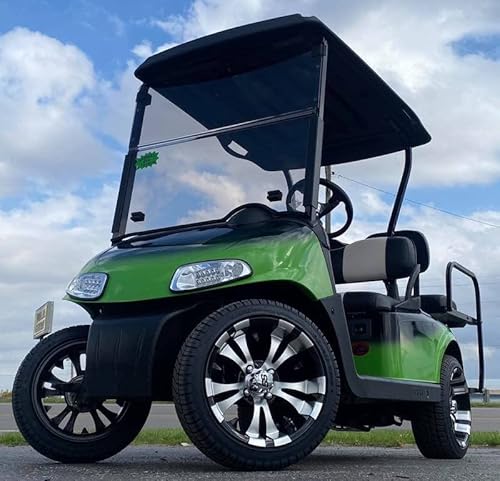 Proformx Golf Cart Windshield For 2008 And Up Ez-Go Rxv - Lightly Tinted ( Industry Leading 2-Year Limited Warranty ) 2 Piece Fold Down Ezgo Windshield. #TOP3