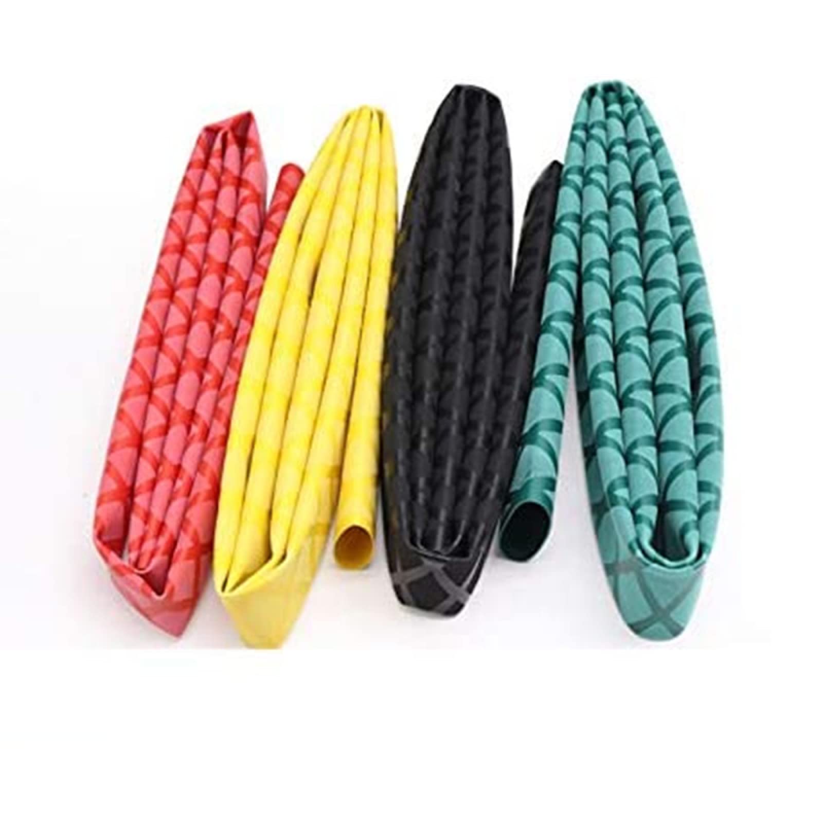 Tube thermorétractable en PVC pour canne à pêche, convient pour la classification des dévidoirs de câbles, longueur 1 m, diamètre (vert)
