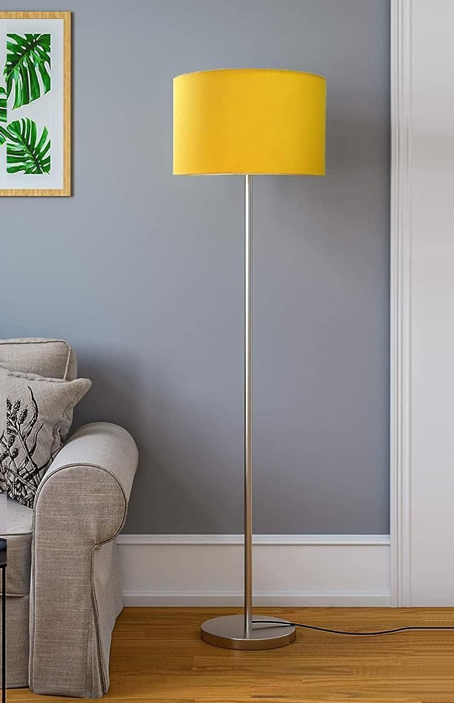 Golden Floor Lamp - Modern Standing Light -8 Golden Floor Lamp - Modern Standing Light -8